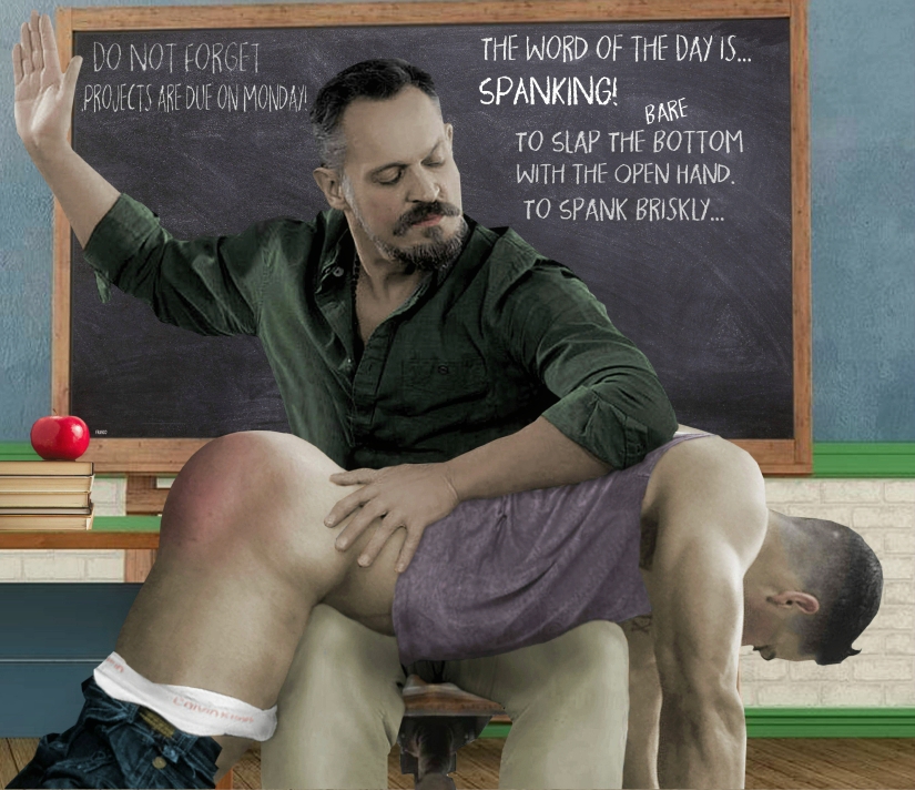 Spanking Art by Franco "And the Word of the Day is.