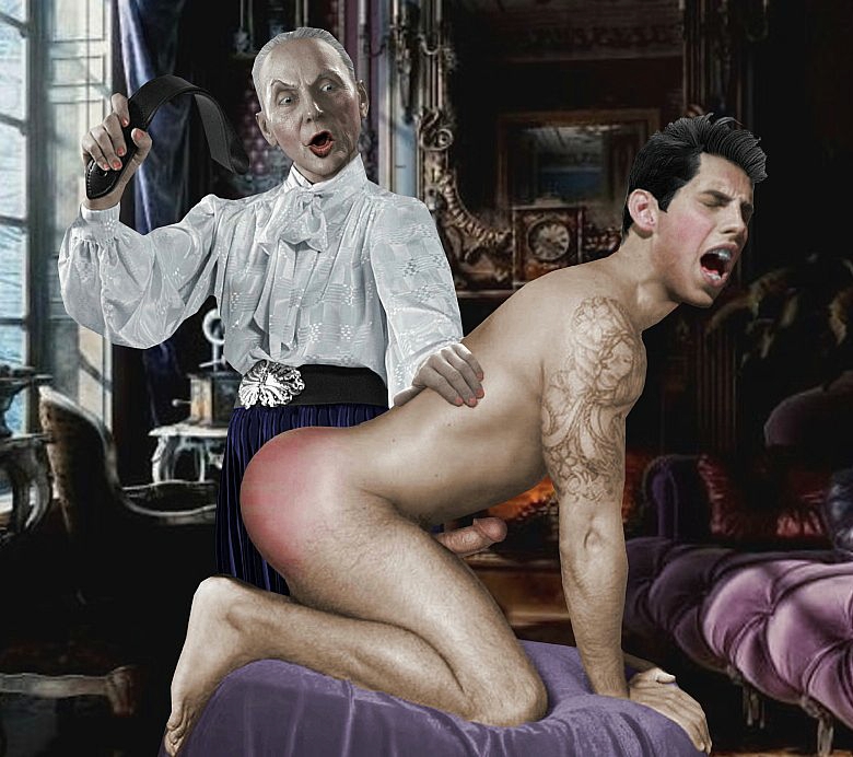 19th Century Spanking Porn - Fem Dom Spanking Images by Franco - Jock Spank - Male Spanking