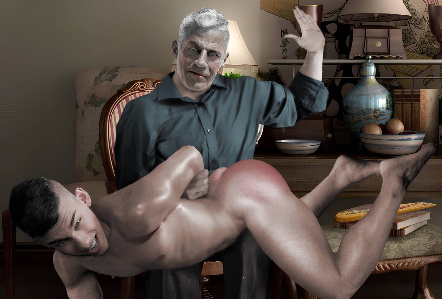 Male Spanking Archives photo