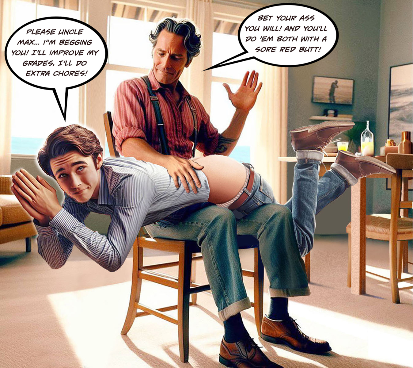 Digital 3d Spanking Art Of Rude Rumps